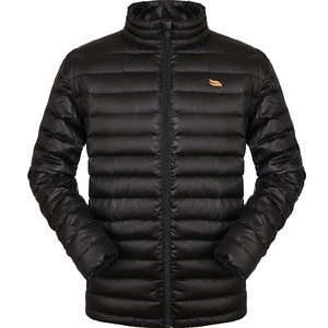 Giacche <span class=keywords><strong>Puffer</strong></span> Invernali con Cappuccio in Nylon <span class=keywords><strong>Nero</strong></span>, Imbottite in Piuma, Personalizzabili con Logo, per Esterni - Product Image 1