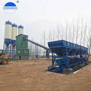 Hzs 25 240 m3/h Mini trạm trộn bê tông 60m3 Mixer sẵn sàng mix hộp Số động cơ PLC mang quy mô nhỏ thiết bị xây dựng - Product Image 2