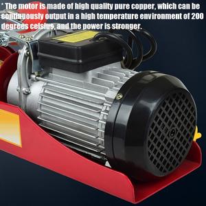 Treuil électrique miniature Pa500 personnalisé de 150 kg, largement utilisé, treuil électrique de 500 kg mobile avec dispositif de limitation - Product Image 2