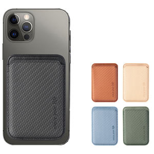 Funda de Fibra de Carbono y PU con Bloqueo RFID para Tarjetas de Crédito, Magnética, para Apple 14, 15, 16 Pro - Product Image 4