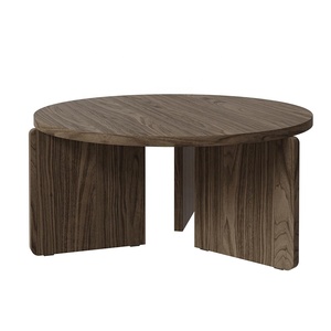 Scandinavian phong cách tối giản vòng 85cm sofa trung tâm bảng gỗ sồi kết thúc phòng khách Bàn cà phê - Product Image 5