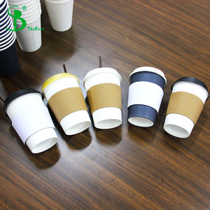 china personalizados logo vasos 16oz de <span class=keywords><strong>cafe</strong></span> con tapa fiesta desechables - Product Image 3