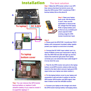 <span class=keywords><strong>Hot</strong></span> Mini GT06 DC 9V-95V Seguimiento en tiempo real 4G Rastreador GPS para TV Laptop Car Auto Vehículo Localizador de motocicletas Aplicación de plataforma gratuita - Product Image 6