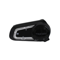 Nouveau design, casque Bluetooth pour moto à double puce, interphone de groupe pour 8 motards, portée de 1200 m, radio FM, appairage universel
