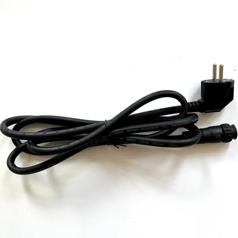 Conector europeo M19 de 3 pines, Cable de alimentación de 2 metros, CA, para serie SG, 300-700W, Micro inversor de conexión Grim