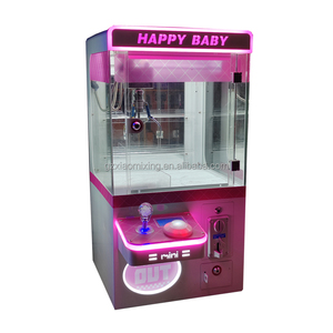 Tùy chỉnh 1-Player mini Kim Loại đồng tiền hoạt động trò chơi Arcade đồ chơi nhỏ cần cẩu Claw máy cho trẻ em giải trí búp bê máy - Product Image 5