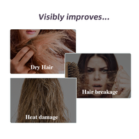 Serum Rambut Minyak Jarak Hitam untuk Memperkuat Akar Rambut 100% Organik Melembapkan Memperbaiki Kerontokan Rambut