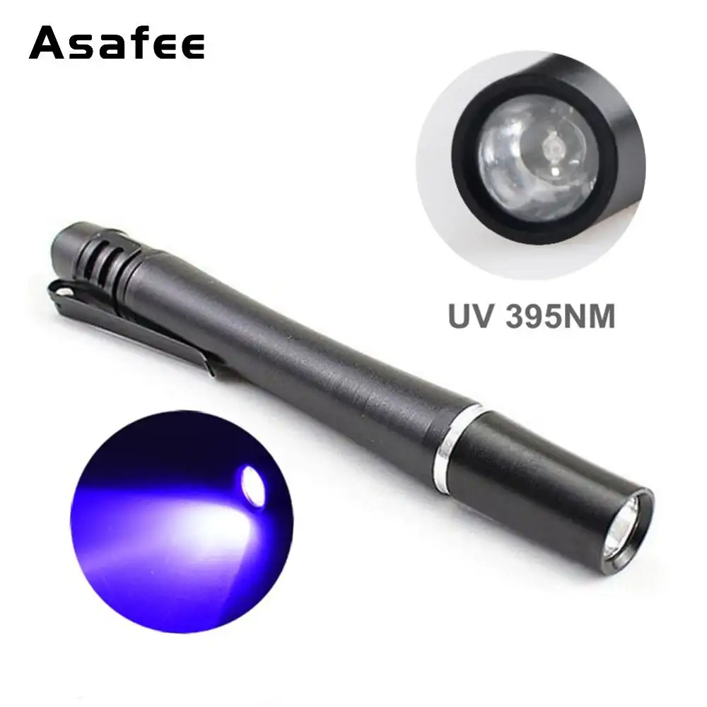 3in1 Portable Mini Pocket LED Ultra VioletPen Torch Flashlight Practical Hot 