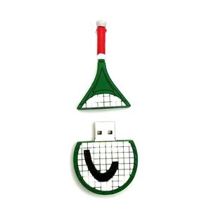 Clé USB en forme de raquette de tennis Zhisenova 256 Mo-256 Go, logo personnalisé, 2.0, plastique, garantie 1 an, cadeau promotionnel - Product Image 3