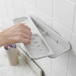 ที่วางสบู่ติดผนังแบบมีรูระบายน้ำ ที่วางสบู่สำหรับห้องอาบน้ำ - Product Image 4