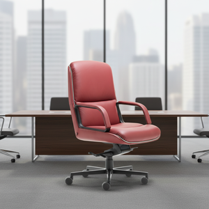 Kiruna Classic <b>Reclining</b> Ergonomic Executive Office <b>Chair</b> Medium Back <b>Leather</b> Finish with Traditional Design Style - Product Image 5