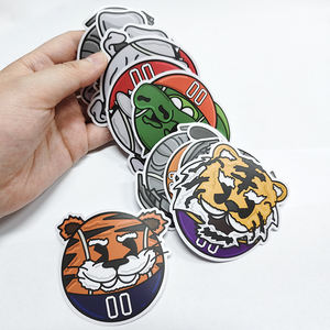 Crack Easy Peel UV Resist Printing Durable White Vinyl PVC Autoadhesivo Impermeable Troquelado Pegatinas Logo Pegatinas personalizadas - Product Image 1