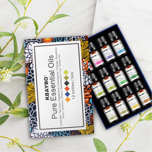 Ensemble d'huiles essentielles Nagomi, 10 ml, aromathérapie soluble dans l'eau pour diffuseur, humidificateur, air frais, paquet de 3 - Product Image 4