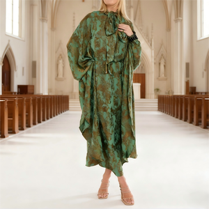 <span class=keywords><strong>Robe</strong></span> Abaya de Luxe pour Femme Taille Unique, Élégante Broderie et Perles, Jalabiya de Soirée, Kaftan Long Modeste, Design Tendance ODM - Product Image 1