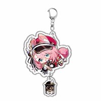 Usine personnalisé Anime porte-clés charme impression Transparent personnalisé écologique acrylique porte-clés personnalisé avec Logo
