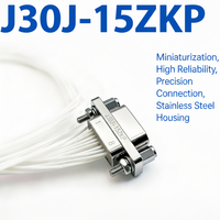 J30J-15ZKSP-A3 |   Connecteur électrique micro-rectangulaire standard HengYu J30J-15TJL, accessoire à haute densité de points de contact