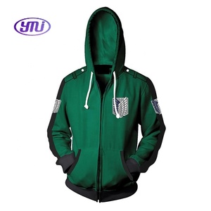 <span class=keywords><strong>Felpa</strong></span> con Cappuccio Costume Anime Unisex Stampa 3D <span class=keywords><strong>Felpa</strong></span> Cosplay L'Attacco dei Giganti - Product Image 6