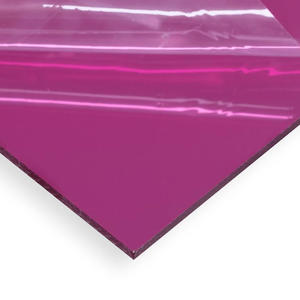 Feuille acrylique miroir fuchsia Bridgevia, rouge/rose/violet, découpe laser, 1/8 pouce, matériau plastique miroir, origine américaine, décoration de mariage - Product Image 4