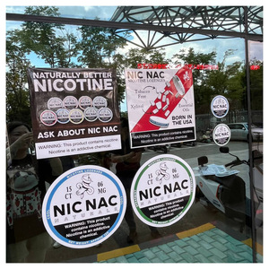 Adesivo a colori in PVC in vinile adesivo adesivo <span class=keywords><strong>per</strong></span> negozio pubblicitario rimovibile con grande Logo personalizzato adesivo <span class=keywords><strong>per</strong></span> finestra in vetro - Product Image 1