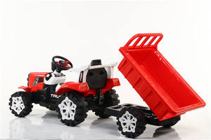 Tractor eléctrico para niños famoso en Internet con cuatro ruedas, control remoto, adecuado para dos personas, adultos y niños - Product Image 4