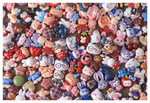 ขายส่งจี้เรซิ่นรูปดอกไม้น่ารัก สไตล์การ์ตูน สำหรับงานประดิษฐ์ DIY ตกแต่งเครื่องประดับ ติดเล็บ ผม กระเป๋า แก้ว - Product Image 6