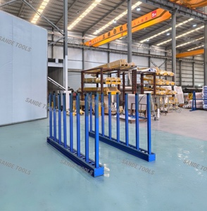 ชั้นวางหินโลหะ SANDE ชั้นวางแผ่นเหล็กแบบถอดประกอบได้สำหรับหินแกรนิต ควอตซ์ โรงงาน คลังสินค้า จัดเก็บหิน - Product Image 5