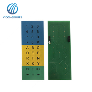Bàn Phím Chuyển Đổi Màng PCB Với Vòm Kim Loại Nổi Với Bàn Phím Chuyển Đổi Màng LED - Product Image 2