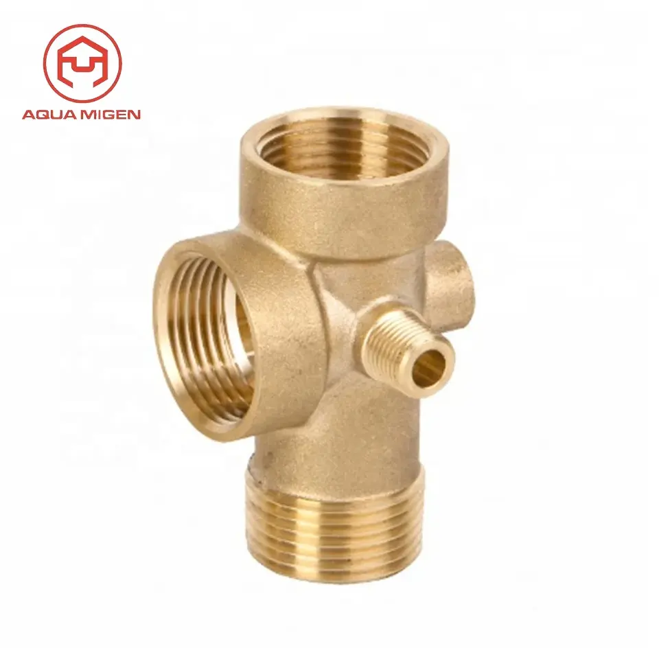 PN16 giả mạo kết nối cho Máy bơm nước cw617n Brass 5-Way