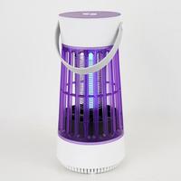 Petit piège à moustiques électrique et à aspiration USB rechargeable avec lumière UV, ventilateur intégré, pour la maison et le bureau