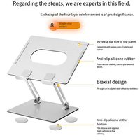Ergonomische Draagbare Laptop Riser Geventileerde Koelstandaard Voor Macbook Pro Voor Dell Voor Hp Computers-Verstelbare Notebookhouder