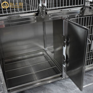 Cage professionnelle à verrouillage automatique pour chiens et chiots, vente en gros directe - Product Image 5