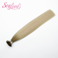 Cheveux Remy de haute qualité OEM d'usine, 16 pouces # Extensions de cheveux humains BB, kératine, pointe en V
