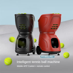 フルコートテニスパデルボールマシン自動ボールマシンテニストレーニング練習用APPリモコン付きプッシュPT-9001 - Product Image 6