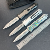 Couteau pliant tactique pour le camping en plein air, la pêche, la chasse, la défense personnelle, couteau à fruits durable, manche en alliage de zinc