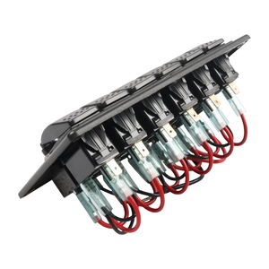 Panneau de commande universel RV à 6 interrupteurs à bascule, module de contrôle électrique marin pour bateau - Product Image 1