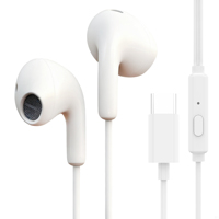 Headset Musik Berkabel Tipe C Plug Digital Versi Kompatibel Penuh Gaya Sederhana In-Ear IPX-4 Tahan Air Codec LHDC Kabel 1.2m