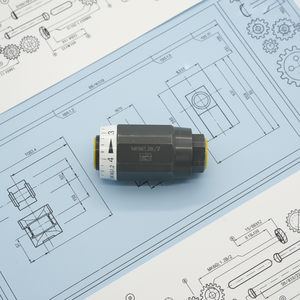 MK/MG วาล์วควบคุมการไหลแบบทางเดียว MK8G1.2B/2 MK10G MK15G1.2B/2 MK6G1.2/V MK10G1.2 MK15G1.2/2 ไฮดรอลิก คุณสมบัติครบถ้วน 1/4 - Product Image 6