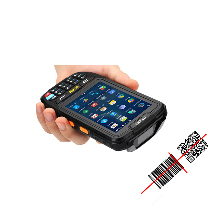 4,0 дюймов сенсорный экран Android сканер штрих-кода 1D 2D QR штрих-кода rfid uhf мобильное для считывания Прочный планшет КПК