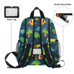 Stylish Custom Logo Dinosaur Waterproof Students Backpack School Bag for Boys - Product Image 3