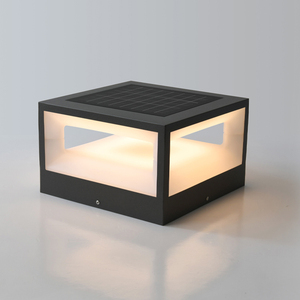 <span class=keywords><strong>Lampe</strong></span> Solaire à Poteau Grande Taille en Acier Inoxydable pour Extérieur, Éclairage LED Moderne pour <span class=keywords><strong>Portail</strong></span> Principal – Offre Spéciale - Product Image 6