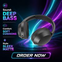 Headphone Olahraga Nirkabel BT 2.4G Dual-mode Berkualitas Tinggi yang Laris Manis, Peredam Kebisingan Aktif, Latensi Rendah, Kulit, PS4