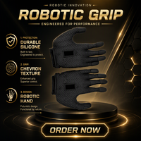 Gant de main robotique en silicone bionique de qualité alimentaire, logo personnalisé, DDP, OEM, ODM