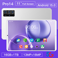 Tablet PC Pro 14 >10.1" MTK Octa Core 16GB+1TB 108MP 8000mAh 5G Dual SIM+TF AI Core Gaming Ultra 120Hz Refresh Rate Wi-Fi