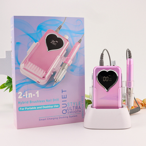 Perceuse à ongles portable <span class=keywords><strong>prix</strong></span> d'usine fourniture d'ongles pour Logo de Salon professionnel <span class=keywords><strong>ponceuse</strong></span> e-file rechargeable personnalisée 35000 tr/min - Product Image 4