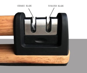 Cao Cấp Nhà Bếp Dao Mài Đầu Bếp Chuyên Nghiệp Mài Máy 2 Giai Đoạn Kim Loại Công Cụ Dao Mài - Product Image 3