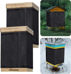 Nueva Funda Aislante Impermeable para Colmenas MengerBee, Cubierta Protectora de Invierno de Papel de Aluminio Oxford Negro para Colmenas de 10 Marcos - Product Image 3