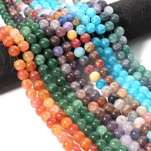 Wholesale 6 8 10mm Beads For Bracelet Making Lava Agate Turquoise Tiger Eye Natural Stone Beads For Jewelry Making DIY Bracelets