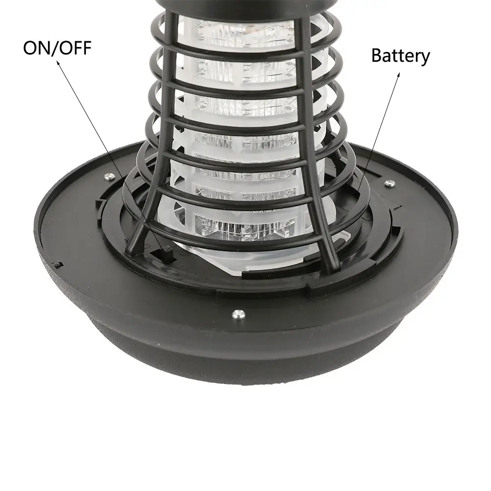 Pannello solare in silicone amorfo ABS materiale plastico impermeabile costruzione solare bug zapper all'aperto