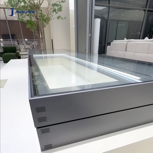 Claraboya de Techo Extra Grande JINGCHEN con Marco de Aluminio de Rotura Térmica, Vidrio Low-E, para Escaleras y Atrios, Personalizada - Product Image 3