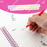 Cuaderno exquisito de PVC para niña y estudiante, lindo 13*18cm, caballito de mar, gato, pez, forma, cubierta láser, cuaderno de bobina, cuaderno lindo y exquisito